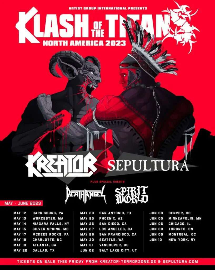 All Hails: Kreator and Sepultura reign supreme on the Klash of the Titans Tour