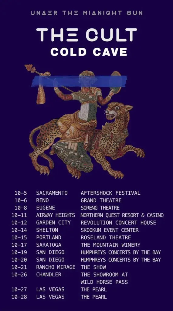 The Cult enlists Cold Cave for the ’Under the Midnight Sun’ Tour