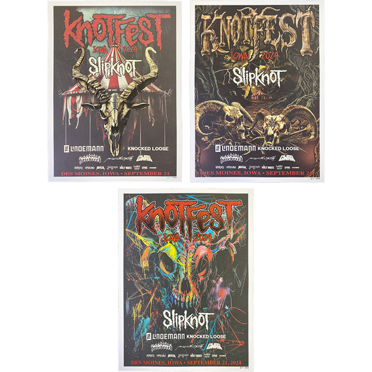 Knotfest Iowa 2024 Three-Poster-Set