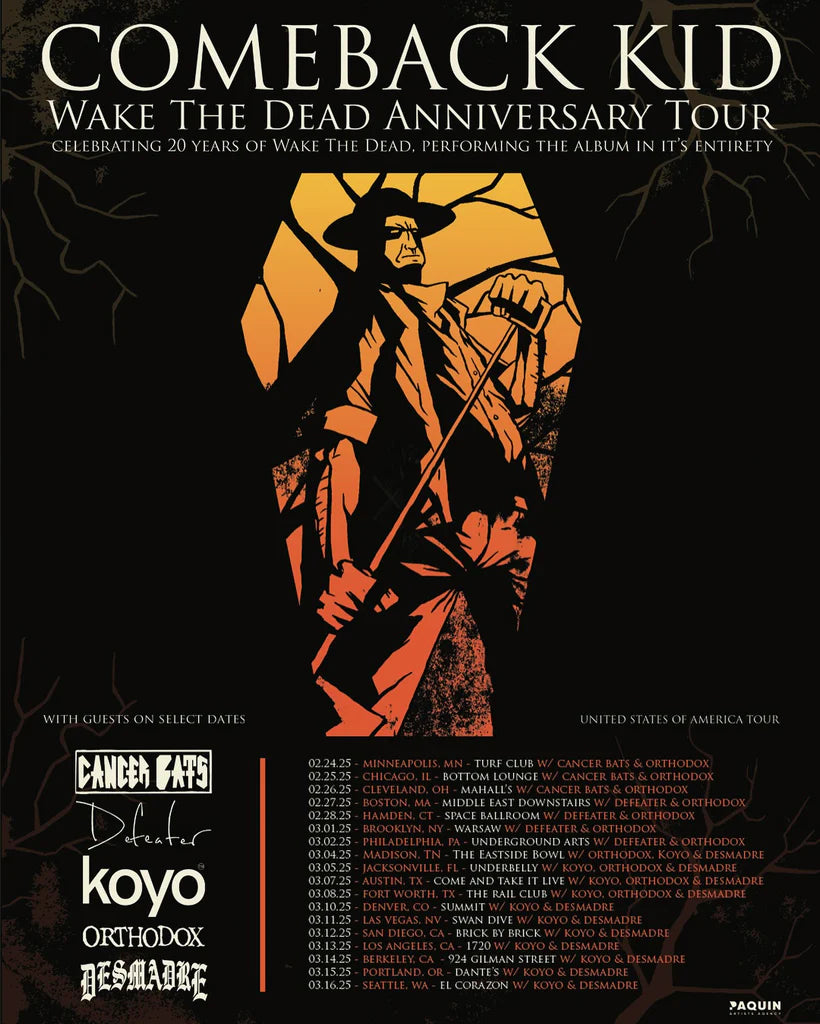 Comeback Kid Deliver Refreshed Version of the Title Track for ’Wake the Dead’