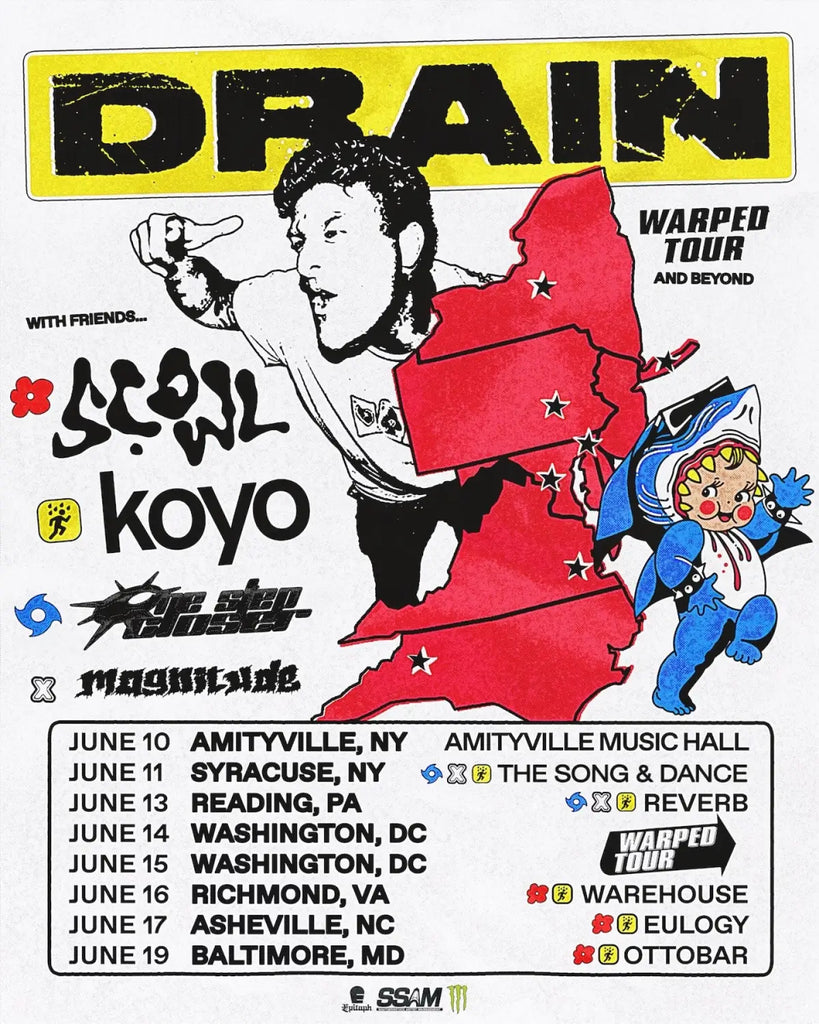 Drain Announce ’Warped Tour and Beyond’ June Tour