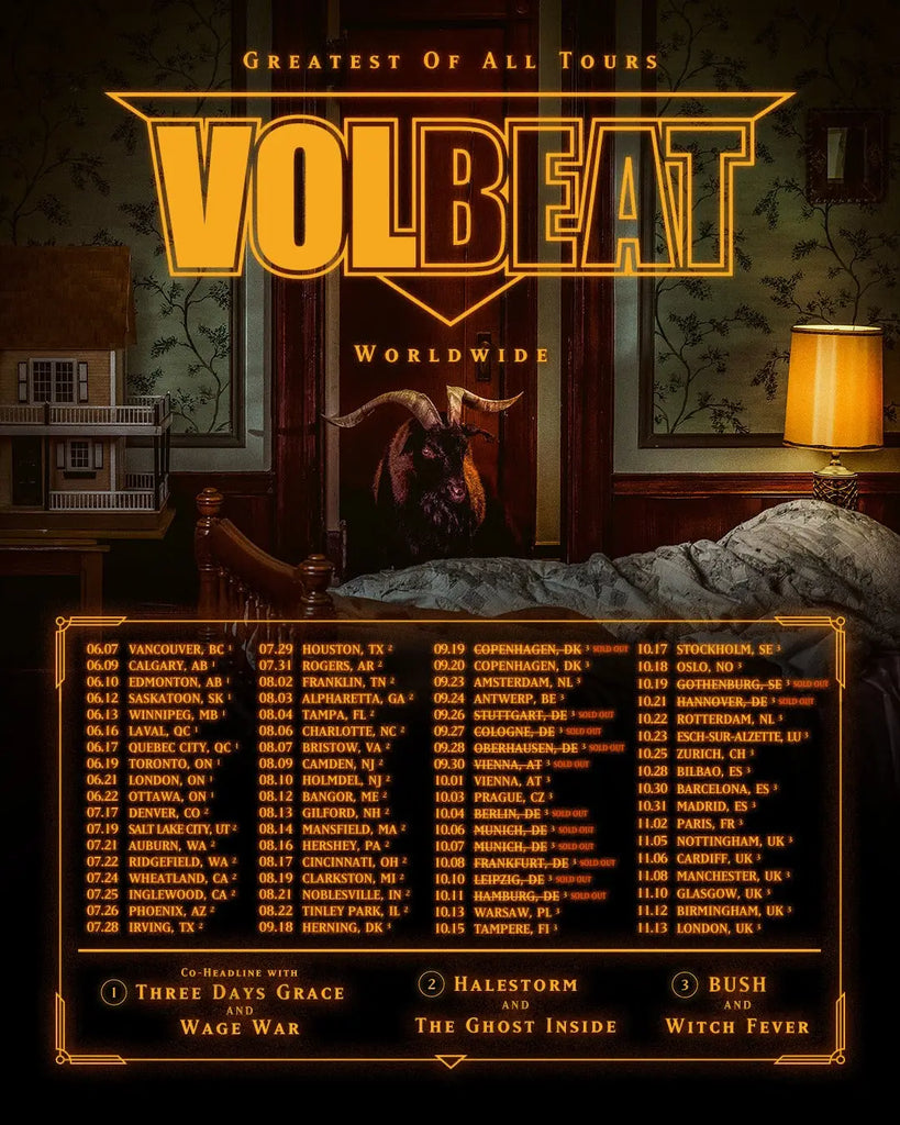 Volbeat Lead A Rock Heavy Clinic ON the Greatest of All Tours