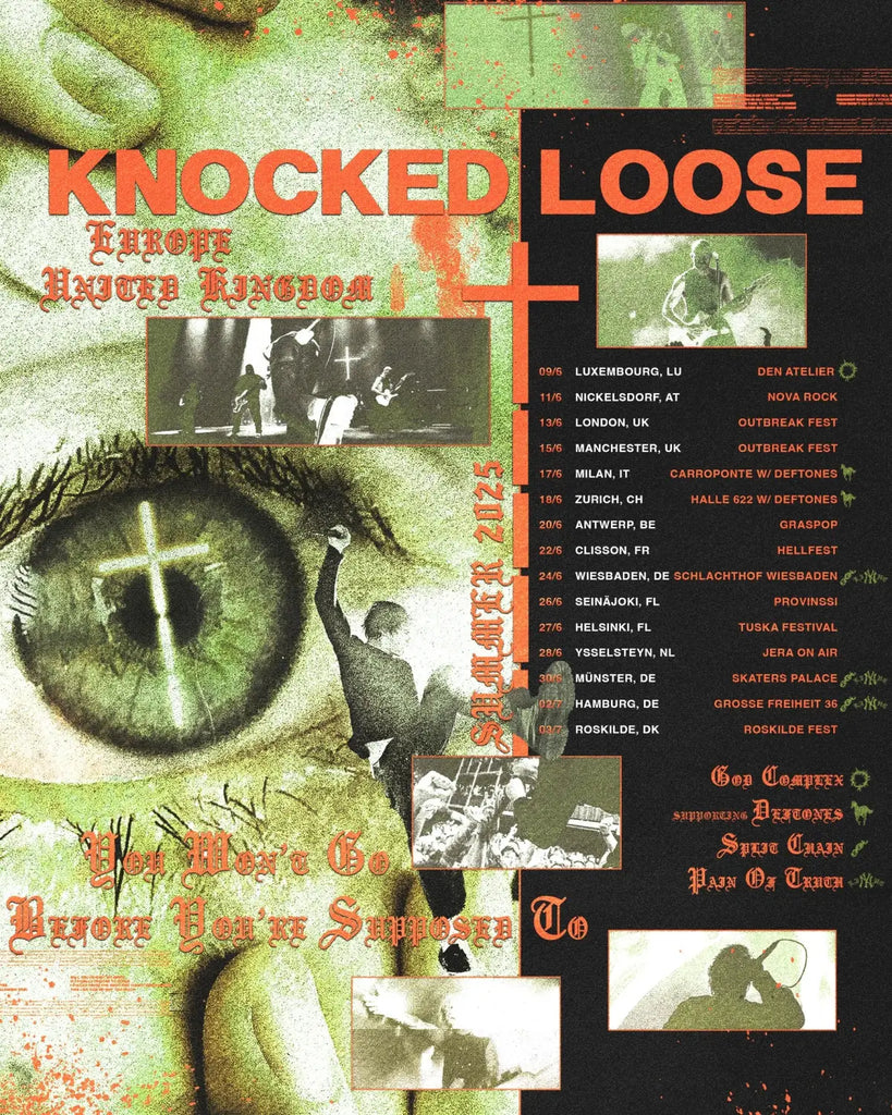 Knocked Loose Announce Additional European Dates + Deftones Support Shows