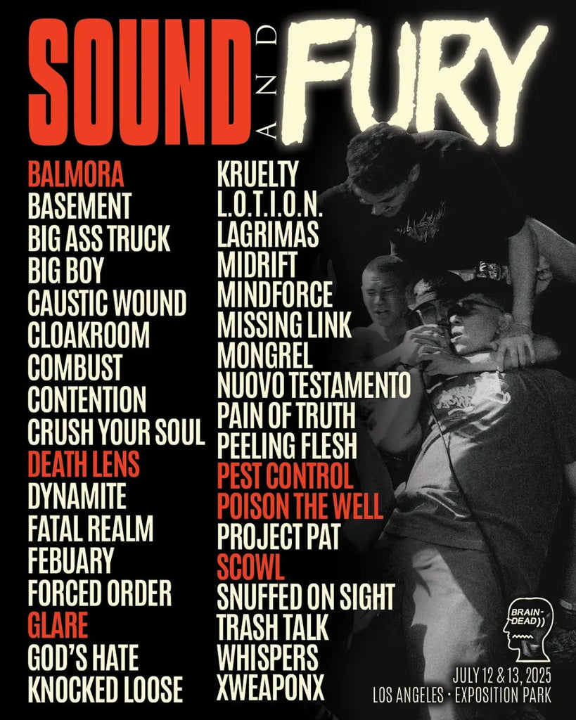Poison the Well Scowl and More Added to Sound and Fury 2025