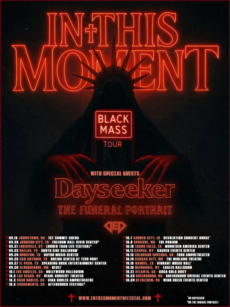 In This Moment Recruit Dayseeker for The Black Mass Tour