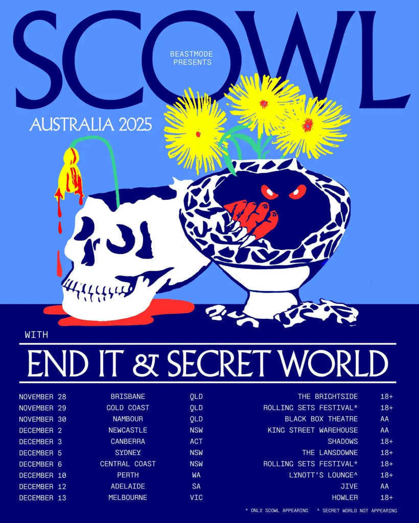 Scowl Announce 2025 Australian Headlining Tour