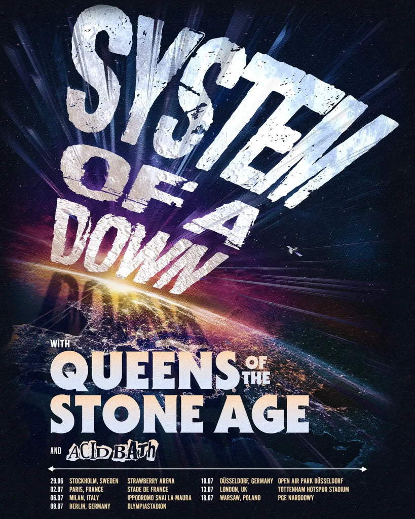 System Of A Down Announce 2026 EU/UK Stadium Shows
