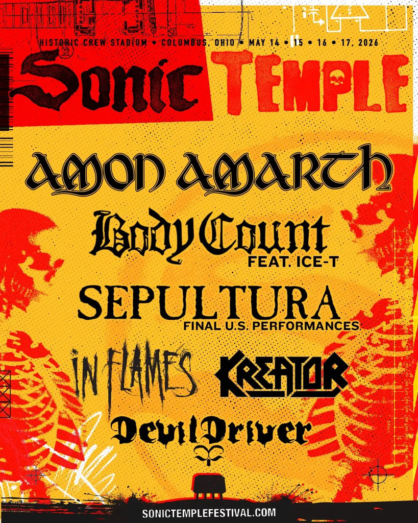 Amon Amarth Body Count Sepultura and More Added to Sonic Temple 2026