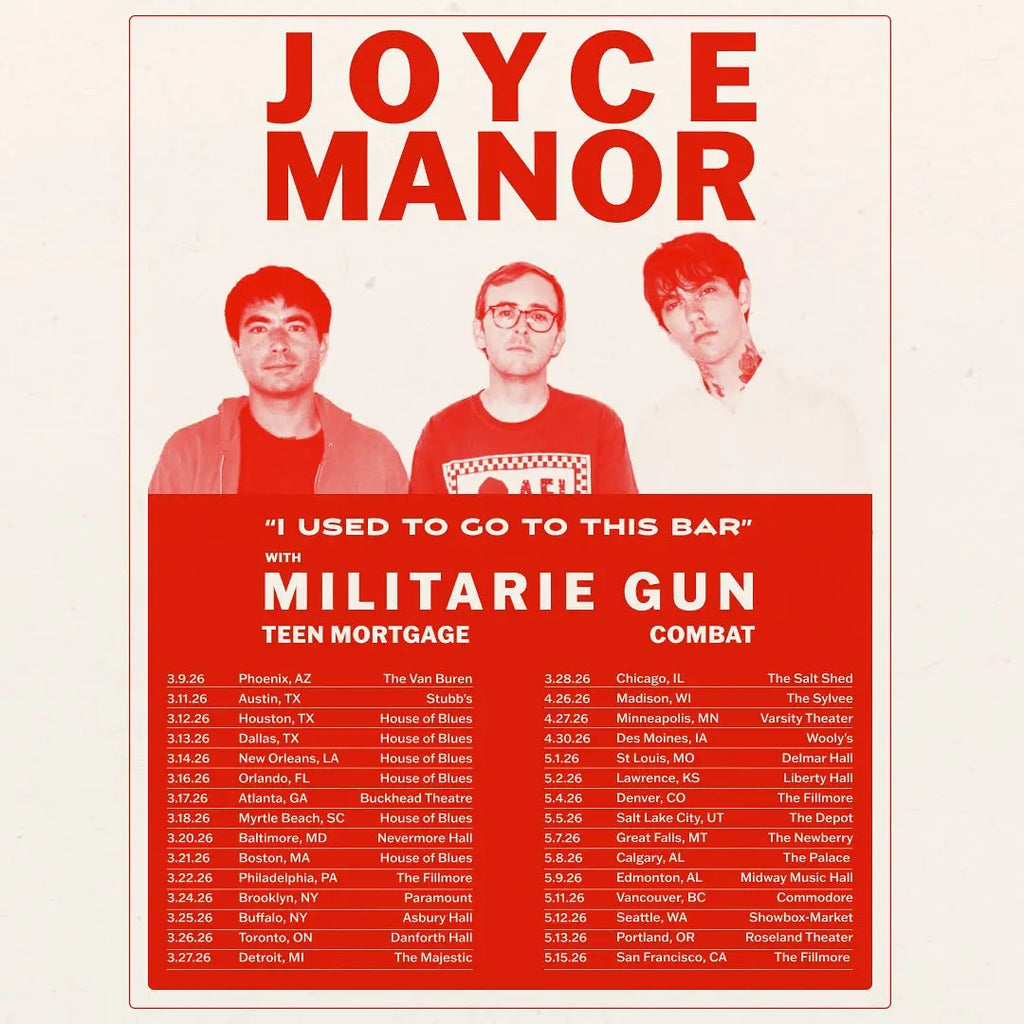 Joyce Manor Teams with Militarie Gun for 2026 North American Tour