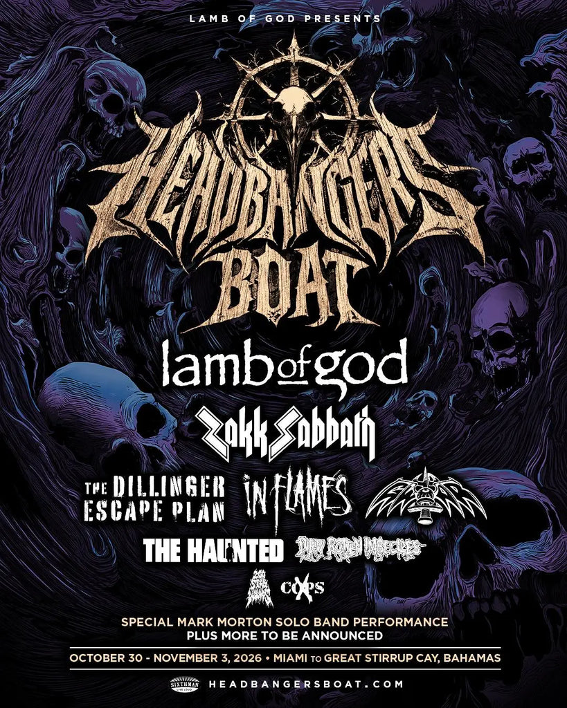 Lamb of God Announce First Wave of Artists for Headbanger’s Boat 2026