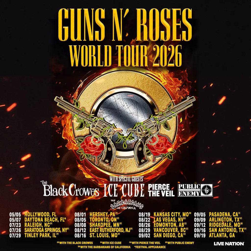 Ice Cube Public Enemy The Black Crowes and More Set to Support Guns N’ Roses