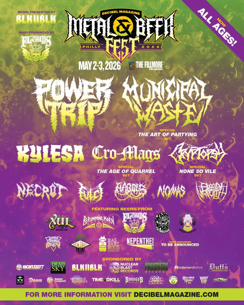 Power Trip Municipal Waste Cryptopsy and more Set for Decibel Metal & Beer Fest Philly