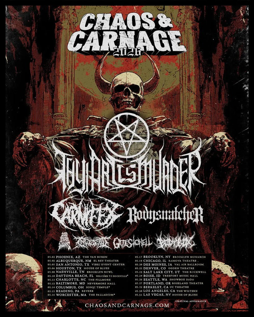 Thy Art Is Murder Top Chaos and Carnage 2026