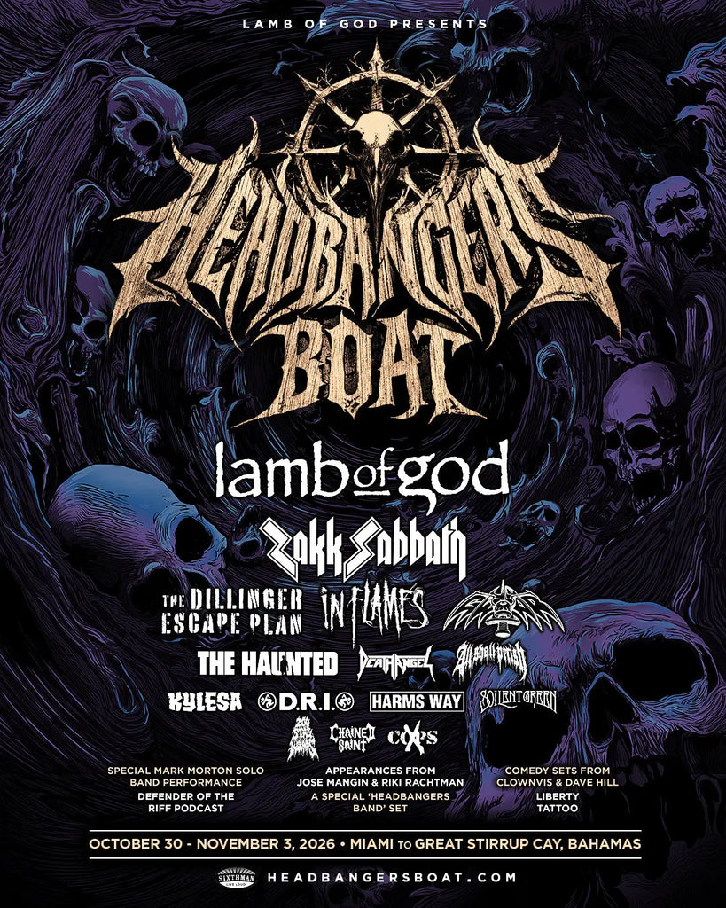 Death Angel All Shall Perish Kylesa and More Added to Headbanger’s Boat 2026