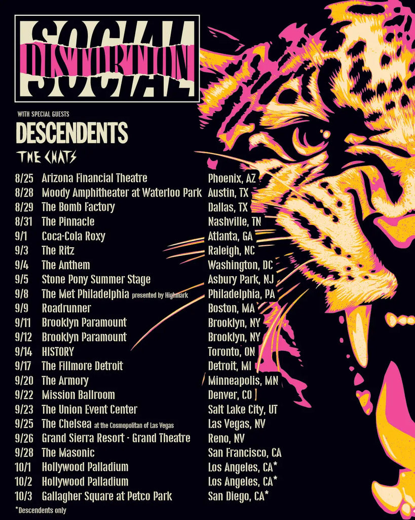 Social Distortion Announce North American Tour with Descendents