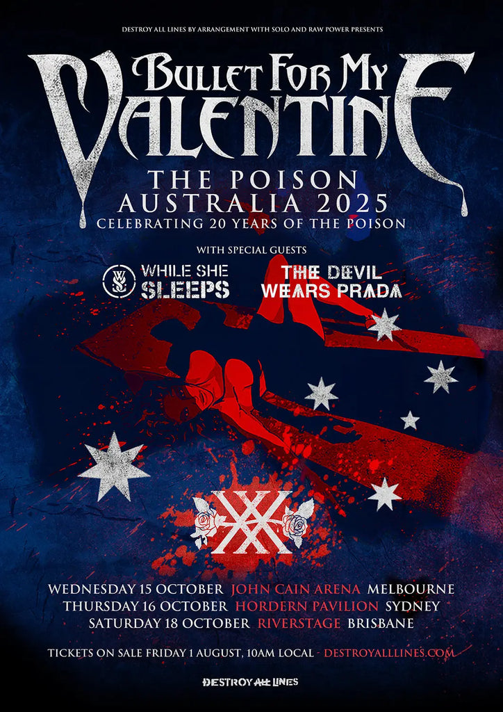 Bullet For My Valentine Set Biggest Australian Headlining Tour to Date