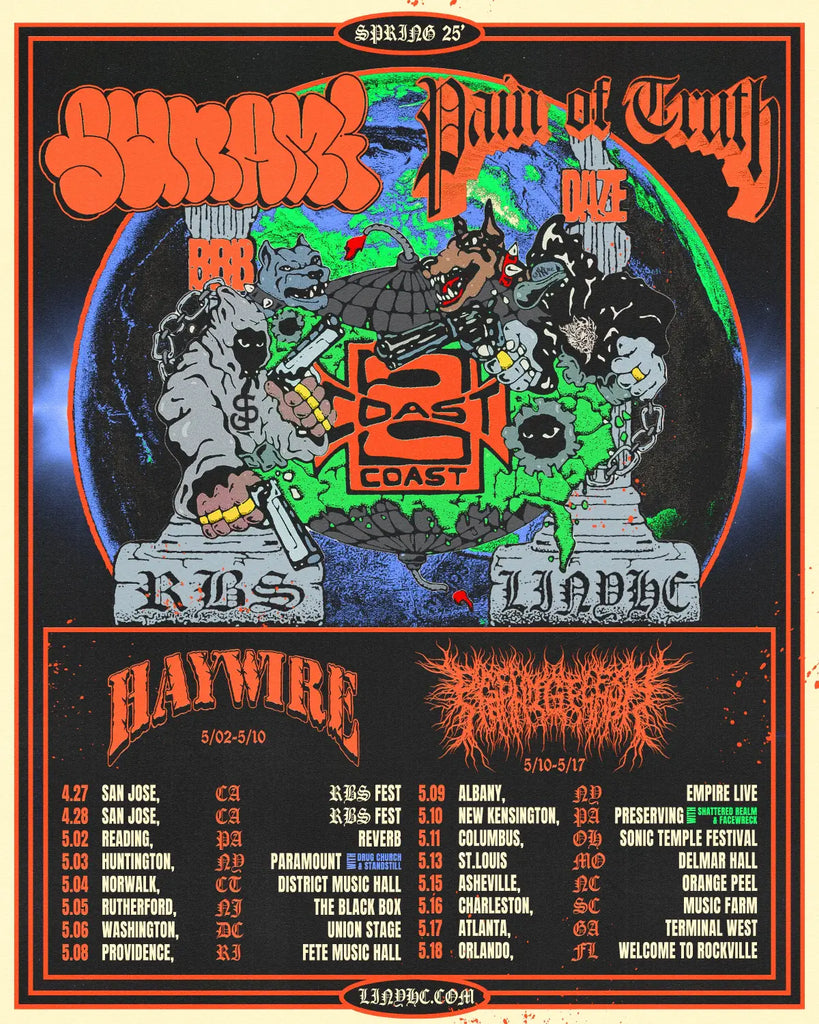 Sunami Team with Pain of Truth for Surprise Split EP ’Coast to Coast’