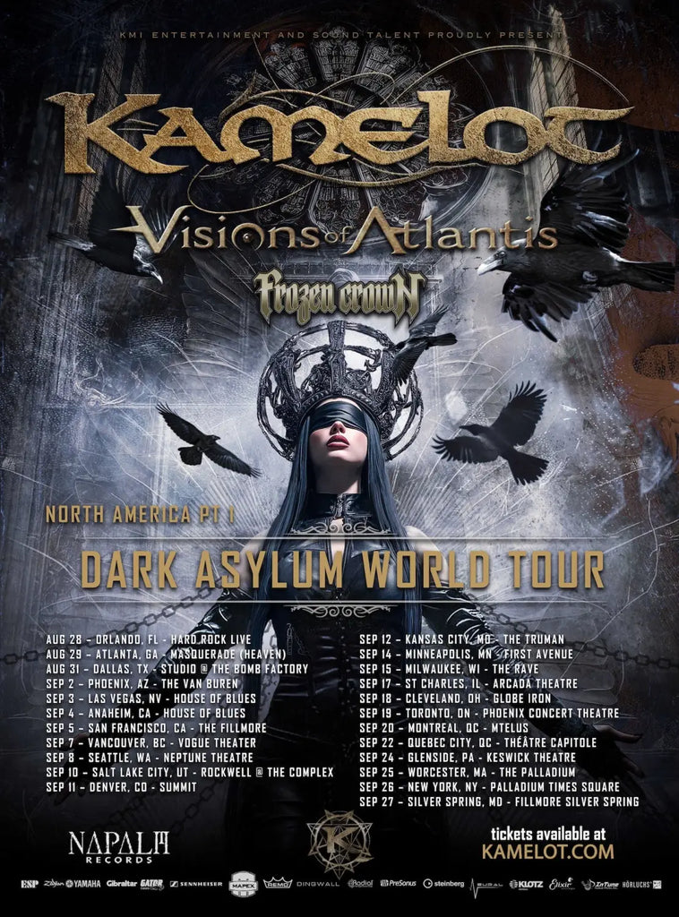 Kamelot Announce The Dark Asylum World Tour