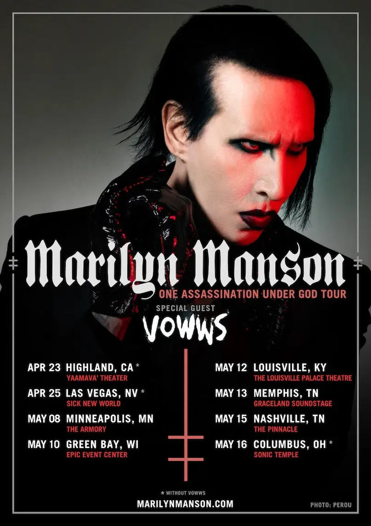 Marilyn Manson Announces Spring 2026 Headlining U.S. Tour Dates