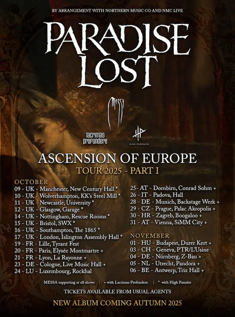 Paradise Lost Announce New Album ’Ascension’