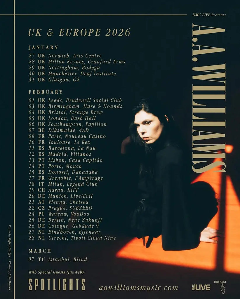 A.A. Williams Debuts New Music with Reigning Phoenix Music ’Just A Shadow’