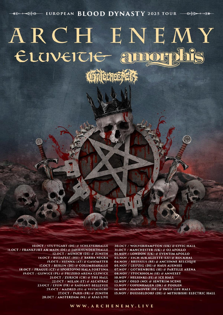 Arch Enemy Debuts Title Track For 12th Full Length Studio Album ’Blood Dynasty’