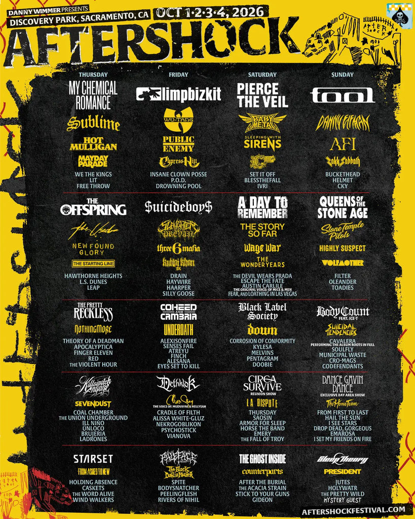 Aftershock Unveils Epic 2026 Line-Up