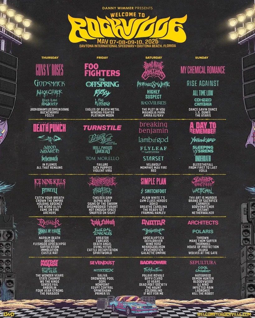 Welcome to Rockville Unveils Sprawling 2026 Line-Up