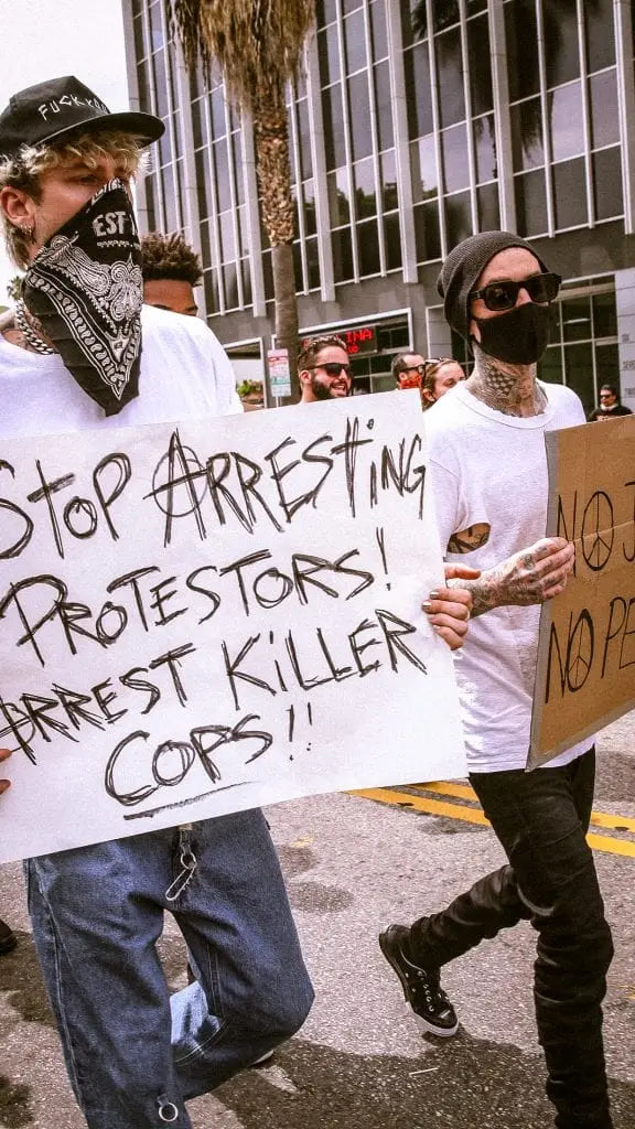 Travis Barker and Machine Gun Kelly Cover Rage Against the Machine