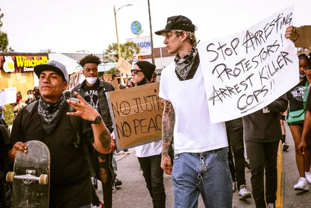 Travis Barker and Machine Gun Kelly Cover Rage Against the Machine