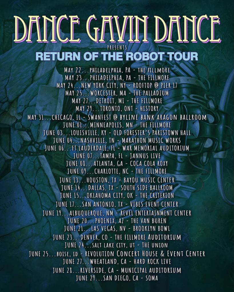 Dance Gavin Dance Drop Frenzied New Track ’All the Way Down’