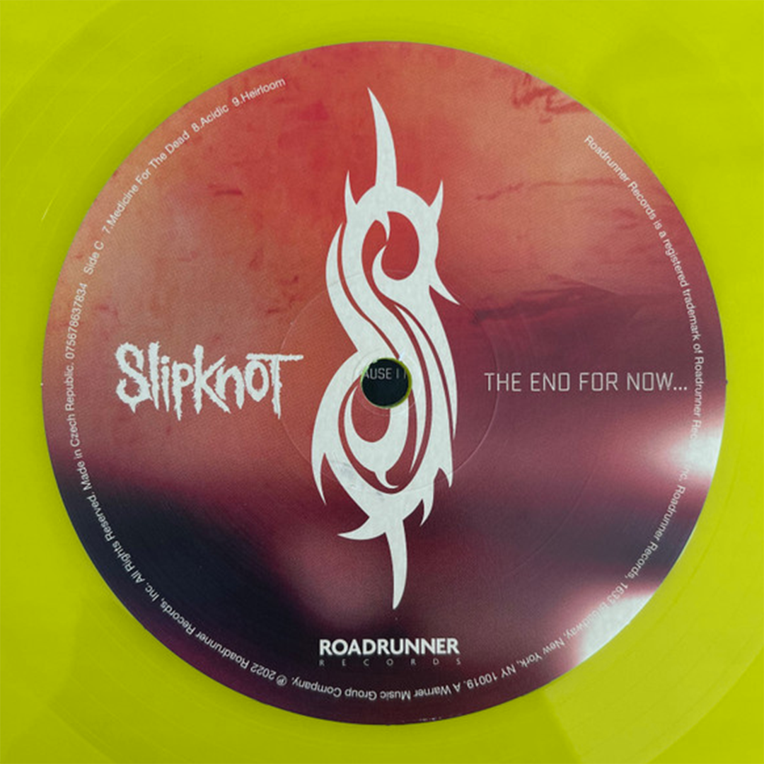 Slipknot "The End, So Far" Album Vinyl LIMITED EDITION Neon Yellow