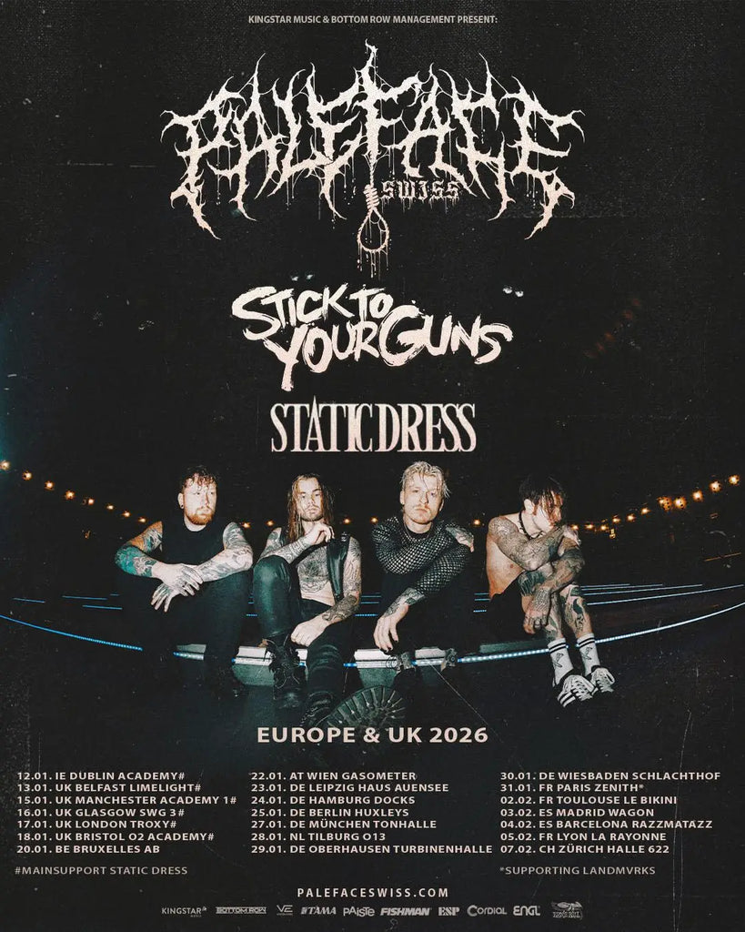 Paleface Swiss Announce Largest EU & Uk Headlining Tour to Date