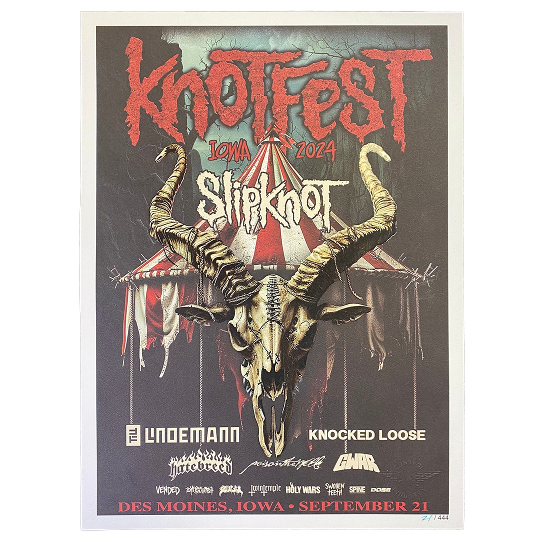 Knotfest Iowa 2024 Three-Poster-Set