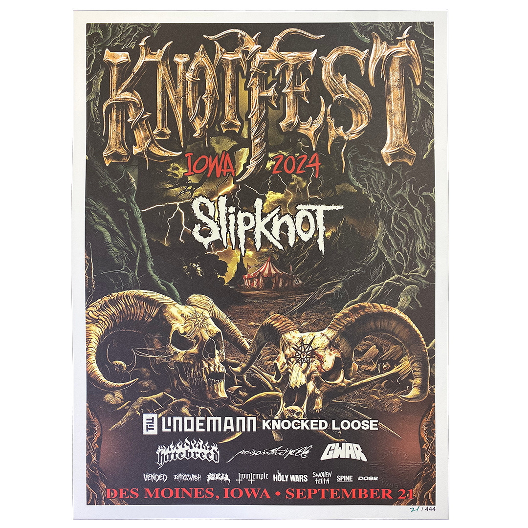 Knotfest Iowa 2024 Three-Poster-Set