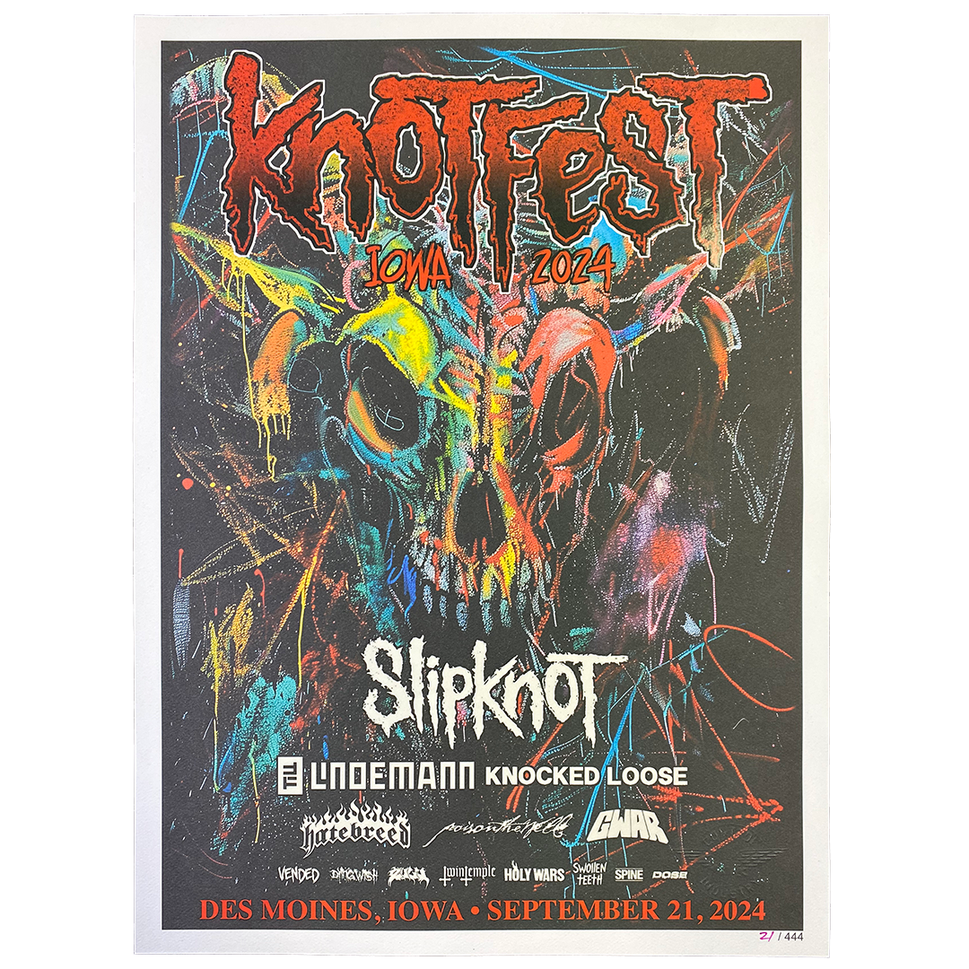 Knotfest Iowa 2024 Three-Poster-Set