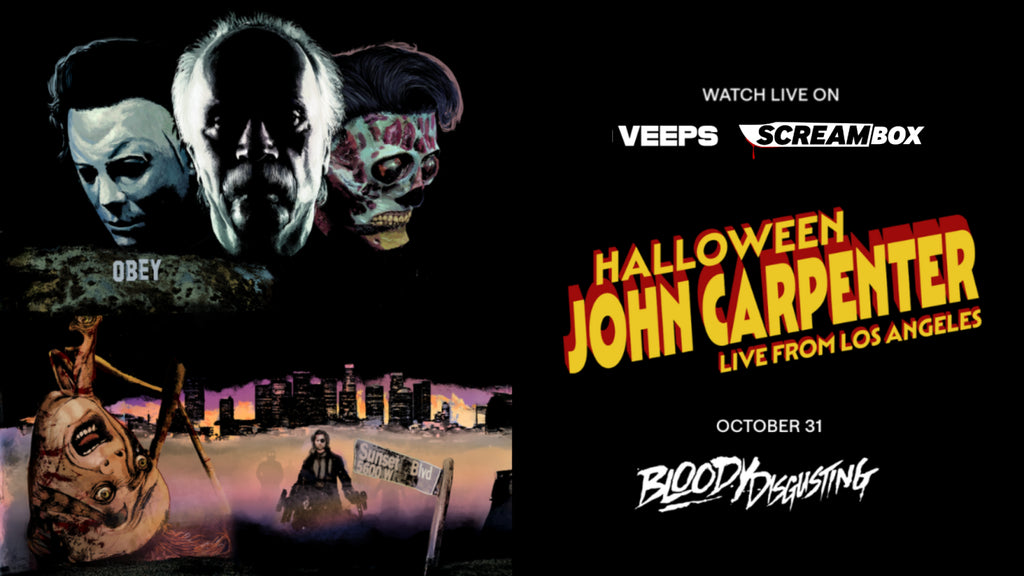 VEEPS and Cineverse’s Bloody Disgusting Livestream John Carpenter Halloween Performance