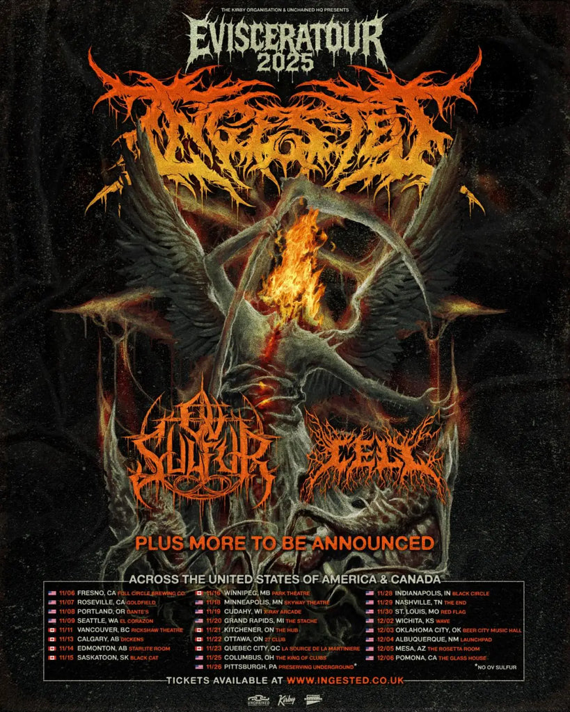 Ingested Teams with Ov Sulfur for the 2025 Evisceratour