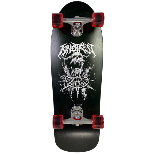 Riddick Skull LIMITED EDITION Complete Skateboard in White