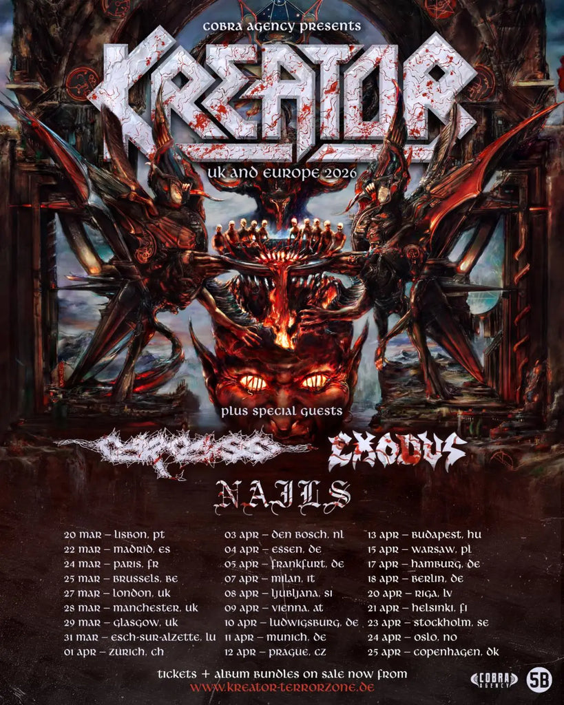 Kreator and Thunderflix to Premiere Hate & Hope Documentary Ahead of UK Tour