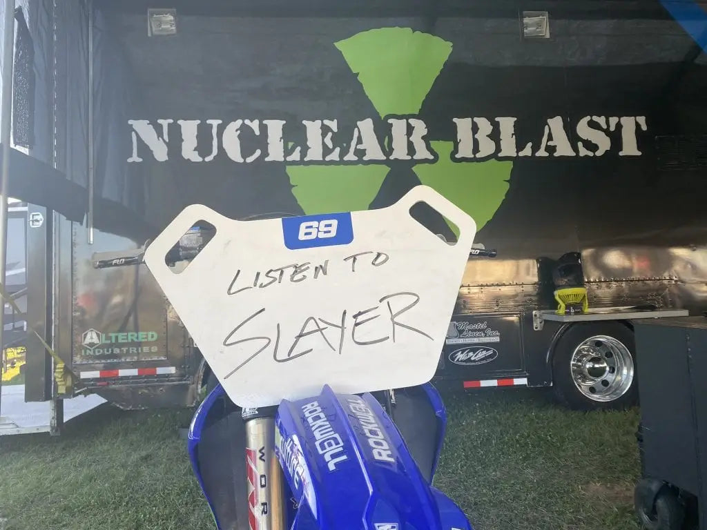 Nuclear Blast Records backed team takes on world’s best in Monster Energy Supercross Series this weekend in Texas live