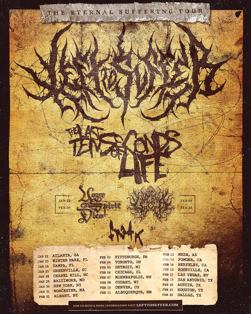 Left To Suffer Premiere Pummeling New Track ’This Comfort Won’t Last Here Long’