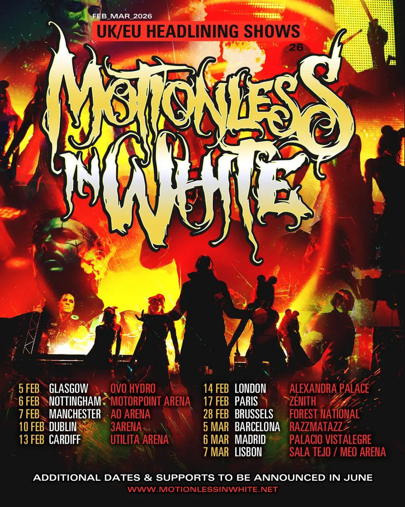 Motionless In White Announce Massive EU/UK Headlining Tour