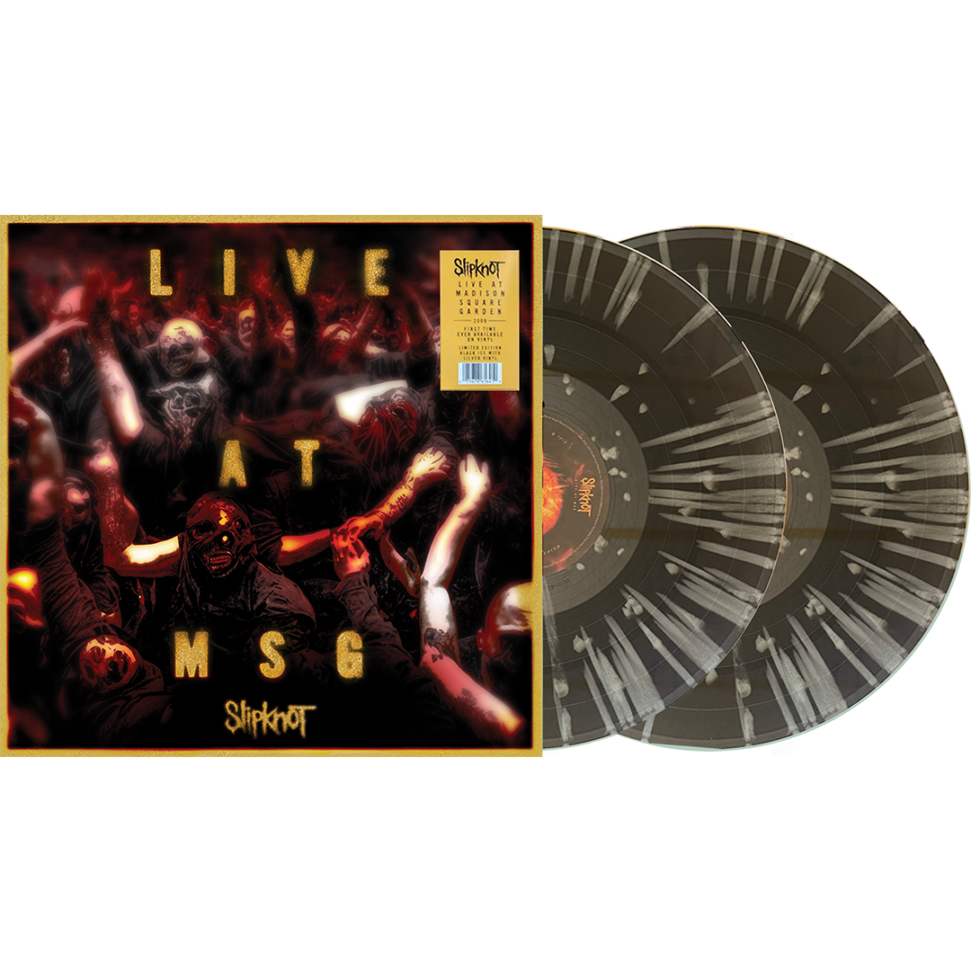 Slipknot "Live At MSG" Vinyl in Black Ice with Silver