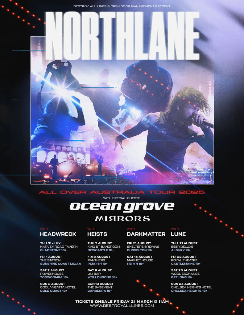 Northlane Head the All Over Australia Tour