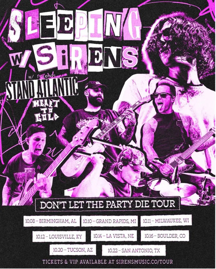 Sleeping With Sirens Team with Stand Atlantic for the Don’t Let the Party Die Tour