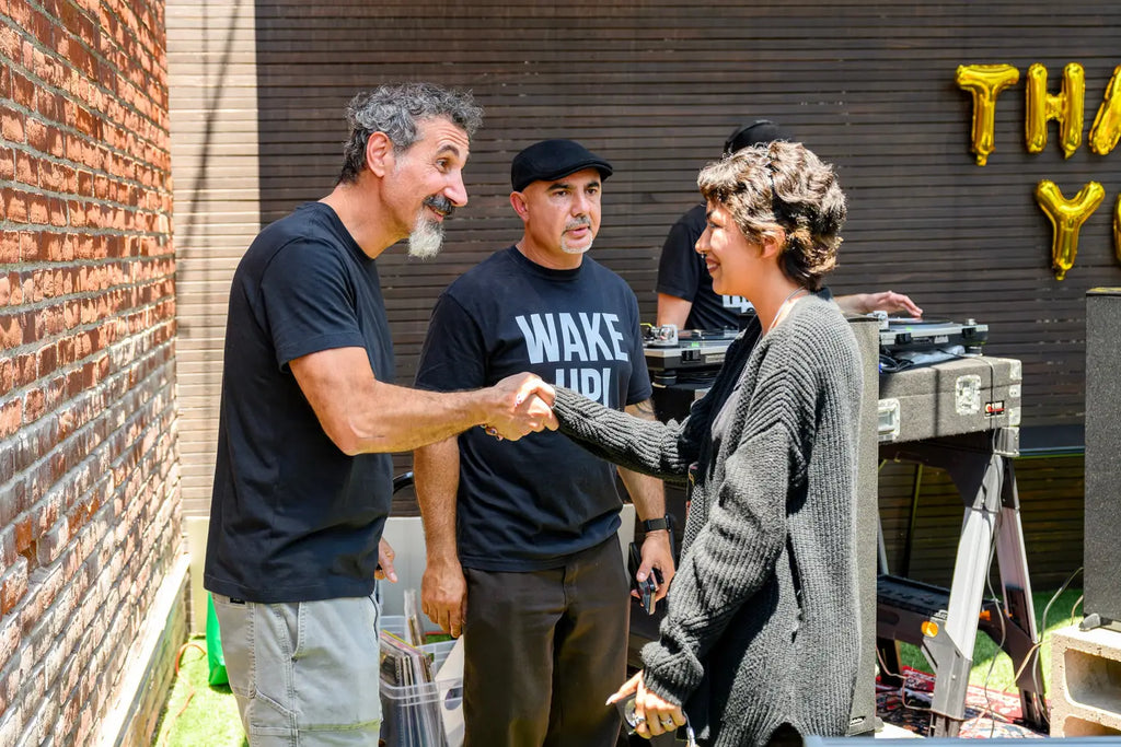 WAKE UP! Serj Tankian Marks the 1-Year Anniversary of Kavat Coffee & EyeForSound Gallery