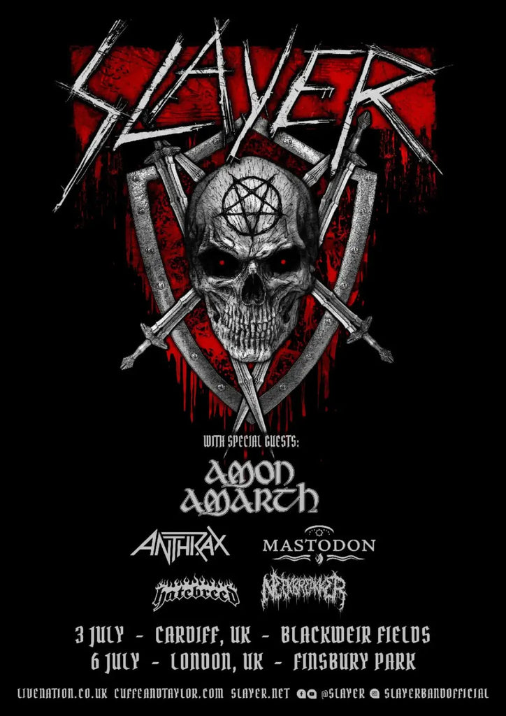 Slayer Confirms Headlining UK and Canadian Shows