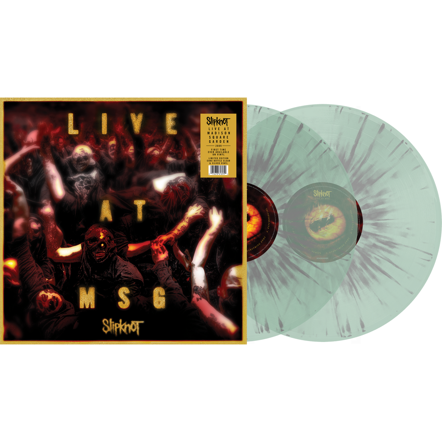 Slipknot "Live At MSG" Vinyl in Bottle Clear