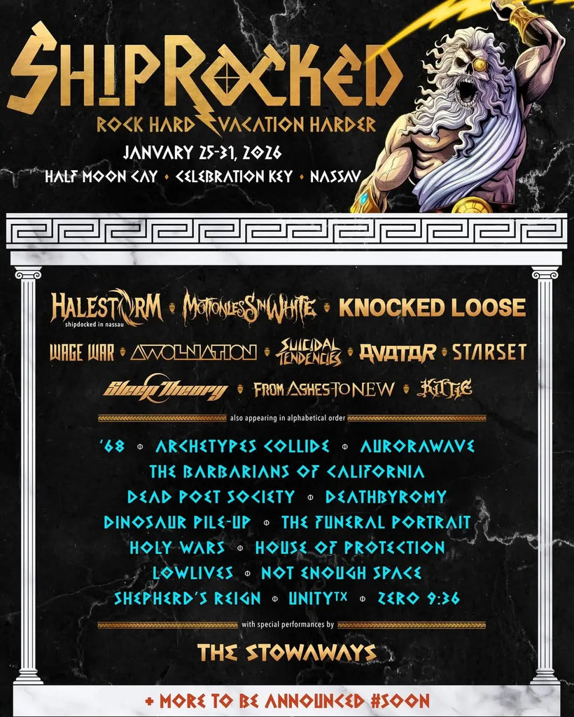 Halestorm Motionless In White Knocked Loose Set for Shiprocked 2026